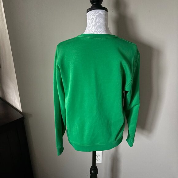 KENZO Mens Green Crewneck Sweatshirt Long Sleeve Size Small - Picture 4 of 5